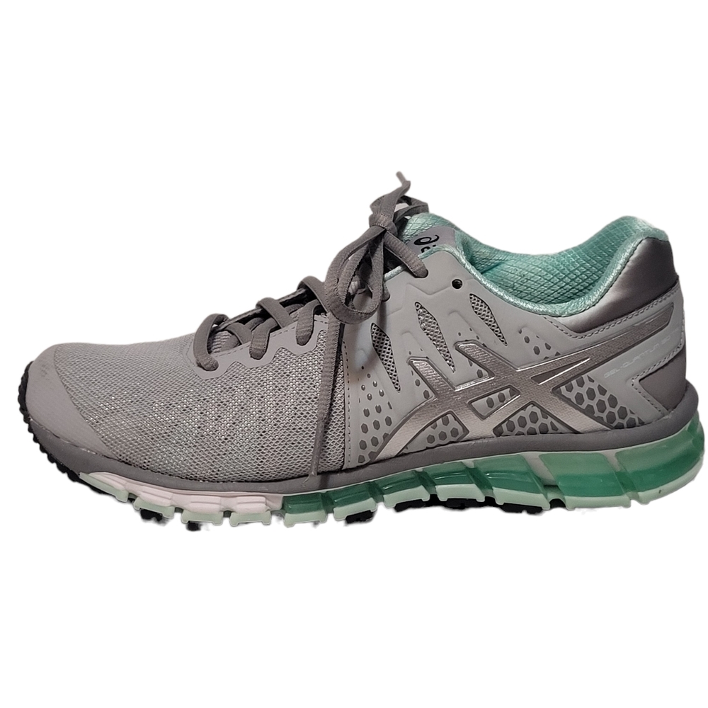 Asics Women's Gel-Quantum 180 Tr Running Teal Grey Running Shoes Size 7 - Picture 2 of 12